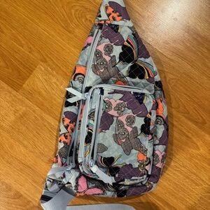 Vera Bradley Multicolor butterfly Print Sling Bag